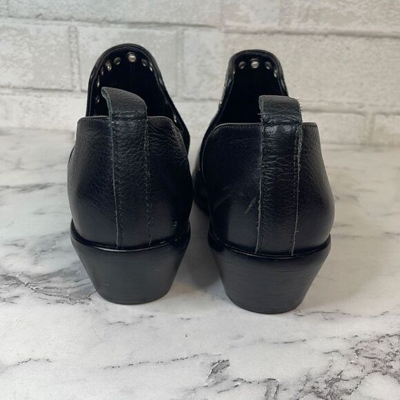 Rebecca Minkoff Anette Grommet Black Booties 7 - Picture 3 of 5